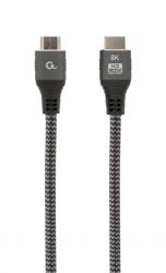 Gembird CCB-HDMI8K-3M Ултра високоскоростен HDMI кабел с Ethernet 8K Select Plus Series 3 м сив (CCB-HDMI8K-3M)