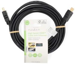 Nedis CVGL34060BK50 ultra HD HDMI кабел, HDMI щепсел - щепсел, 4K60Hz, ARC, 18 Gbps, позлатени конектори, дължина 5 м (CVGL34060BK50)