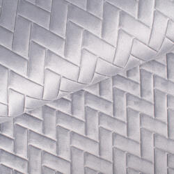 Takoy Material textil 3D, matlasat pentru huse auto, tapițerie, model chevron gri