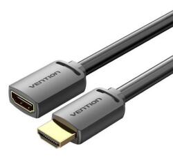Vention HDMI/M - HDMI/F (4K, HD, PVC, черен), 5 м, кабел