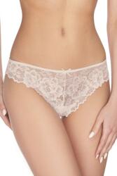 Ewana 60 varrat nélküli csipkés brazil bugyi, bézs, XL
