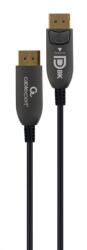 Gembird CC-DP8K-AOC-30M Активен оптичен (AOC) 8K DisplayPort кабел AOC Premium Series 30m Black (CC-DP8K-AOC-30M)