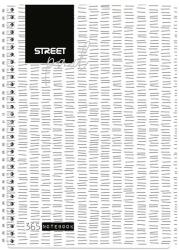 STREET Спирална тетрадка с линийка STREET Pad A/4 100 листа бяла 67124 (67124)