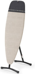 Brabantia Steam & Ironing Board HRPZ gőzölő állvánnyá alakítható vasalódeszka hőálló pihentető zónával (D méret), 1350x450mm, acél, farmer szürke Vasalódeszka