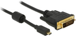 Delock HDMI кабел с Micro-D конектор DVI 24+1 конектор 2 м