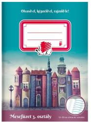 ICO Читателска тетрадка, с телбод, A5, 32 страници, клас 3, ICO "Sinner's storybook" 7500130001 (7500130001)