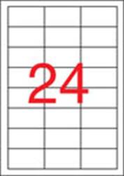 APLI Етикет, универсален, 64, 6x33, 8 mm, подвижен, APLI, 2400 етикета в опаковка 03056 (03056)