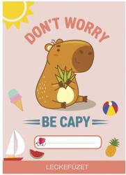 ICO Тетрадка, с телбод, A5, урок, 34 страници, ICO "Süni", капибара (7500085029)