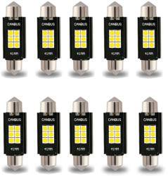 Autolife RSJ-306SMD-39 - 10db-os 39MM-3030-6SMD Szofita - CANBUS - 12-24V Hűtőbordákkal (21264) - autolife