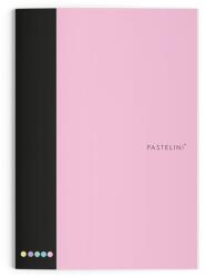PASTELINi Тетрадка с линийка pastelini a/4 40 листа с допълнителни скоби розова 6-90125 (6-90125)