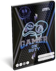 LIZZY Тетрадка с линийка LIZZYSULI A/5 32 страници 14-32 1-ви клас Esport Gamer On Duty (7500167008)