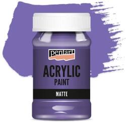Pentart matt akrilfesték, 100 ml - ibolyalila
