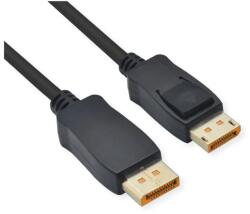 Roline Кабел DisplayPort 2.1 DP - DP, 16K60Hz, HDR, 80Gbit/s, UHBR20, M/M, 2m, черен 11.04. 6026-10 (11.04.6026-10)