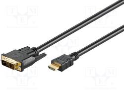 Goobay 51881 1, 5 м кабел HDMI-DVI с позлатено покритие