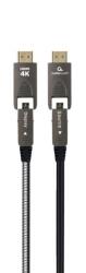 Gembird CCAP-HDMIDD-AOC-10M Активен оптичен AOC високоскоростен HDMI D-A кабел с Ethernet AOC Premium Series 10 m черен (CCAP-HDMIDD-AOC-10M)