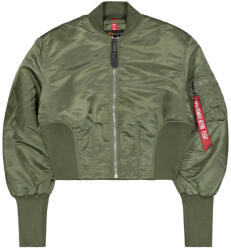 Alpha Industries Waisted MA-1 Bomber Jacket Women - sage-green