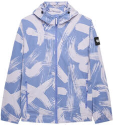 Weekend Offender Technician Camo Cotton Jacket - cornflower blue