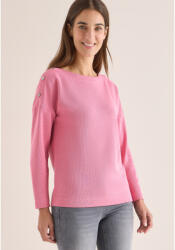 CECIL OTLT Ing - Cosy Melange Button T-Shirt 2510 WS02