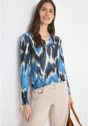 CECIL OTLT Ing - Cosy Melange AOP V-Neck 2602