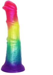 Guilty Toys Premium Horse Dildo with Suction Cup, Liquid Silicone, Multicolor, 19.5 cm - fantezie - 99,00 RON Dildo