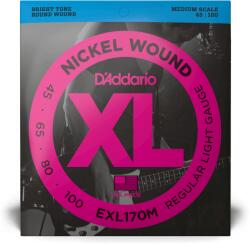 Daddario 45-100 Regular Light Medium Scale XL Nickel