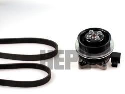 HEPU Pompa apa + Set curea transmisie cu caneluri HEPU PK06700 (PK06700)