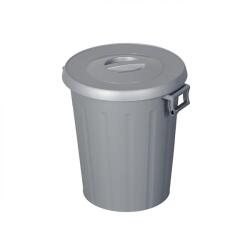Plastor Trading Cos multifunctional cu capac, 25 litri, Okey Tata, gri (S3-5640-25)