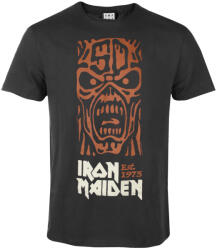 AMPLIFIED tricou bărbați IRON MAIDEN - 50TH - ORANGE TOTEM POLE - CC - AMPLIFIED - ZAV210P600