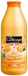 Cottage Gel de dus si Lapte de baie cu miere si frangipani, 750ml, Cottage