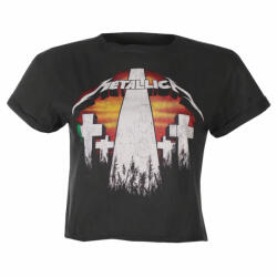 AMPLIFIED дамска тениска (crop top) METALLICA - MASTER OF PUPPETS REVAMP CROP - CC - AMPLIFIED - ZAV430MPR