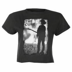 AMPLIFIED дамска тениска (crop top) THE CURE - BOYS DON'T CRY - BLK - AMPLIFIED - ZAV430BDC_BK