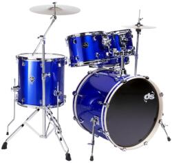 DS drum Set tobe acustice x DS Drum DSX Stage Electric Blue Sparkle