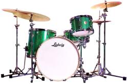Ludwig Set tobe acustice x Ludwig Continental Pro beat 24 4pc Green Sparkle