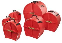 Hardcase Set Cutii HRockFus3 14S, 10T, 12T, 16FT, 22B Red