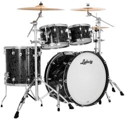 Ludwig Set tobe acustice x Ludwig NeuSonic Rapid MOD2 4pc Ebony Pearl