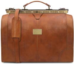 Tuscany Leather Geanta de voiaj mica, din piele naturala Gladstone- Madrid (TL1023) Geanta voiaj