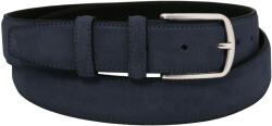 Tuscany Leather Curea casual din piele intoarsă, 35 mm, TL142536-Bleumarin