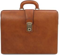 Tuscany Leather Geanta tip doctor din piele naturala, cu 3 compartimente- Canova