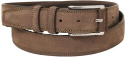 Tuscany Leather Curea pentru bărbați din piele nubuc, 35 mm, TL142533-Taupe