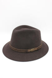 Hologramme Paris Palarie Fedora impermeabila din lână 100%- Hologramme Paris, Art 020-Maro