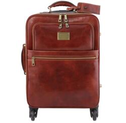 Tuscany Leather Geanta trolley din piele cu 4 roti- TL Voyager Geanta voiaj
