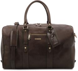 Tuscany Leather Geanta de voiaj din piele naturala, cu buzunar frontal- TL Voyager Geanta voiaj