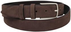 Tuscany Leather Curea pentru bărbați din piele nubuc, 35 mm, TL142534-Maro
