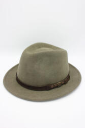 Hologramme Paris Palarie Fedora impermeabila din lână 100%- Hologramme Paris, Art 020-Kaki
