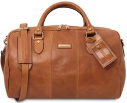 Tuscany Leather Geanta de voiaj mica din piele naturala Duffle- Lisbona (TL142441) Geanta voiaj