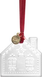 Orrefors Decorațiune de Crăciun Annual Holiday căsuță din turtă dulce transparentă (6490835)