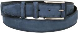 Tuscany Leather Curea pentru bărbați din piele nubuc, 35 mm, TL142533-Bleumarin