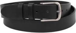 Tuscany Leather Curea Jeans din piele, 35 mm, TL142526-Negru