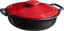 Emile Henry Oală ceramică Sublime+ 4 l cu capac roșu (EH344793P)