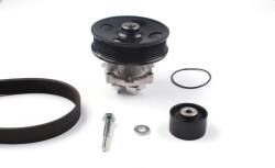 HEPU Pompa apa + Set curea transmisie cu caneluri HEPU PK03234 (PK03234)